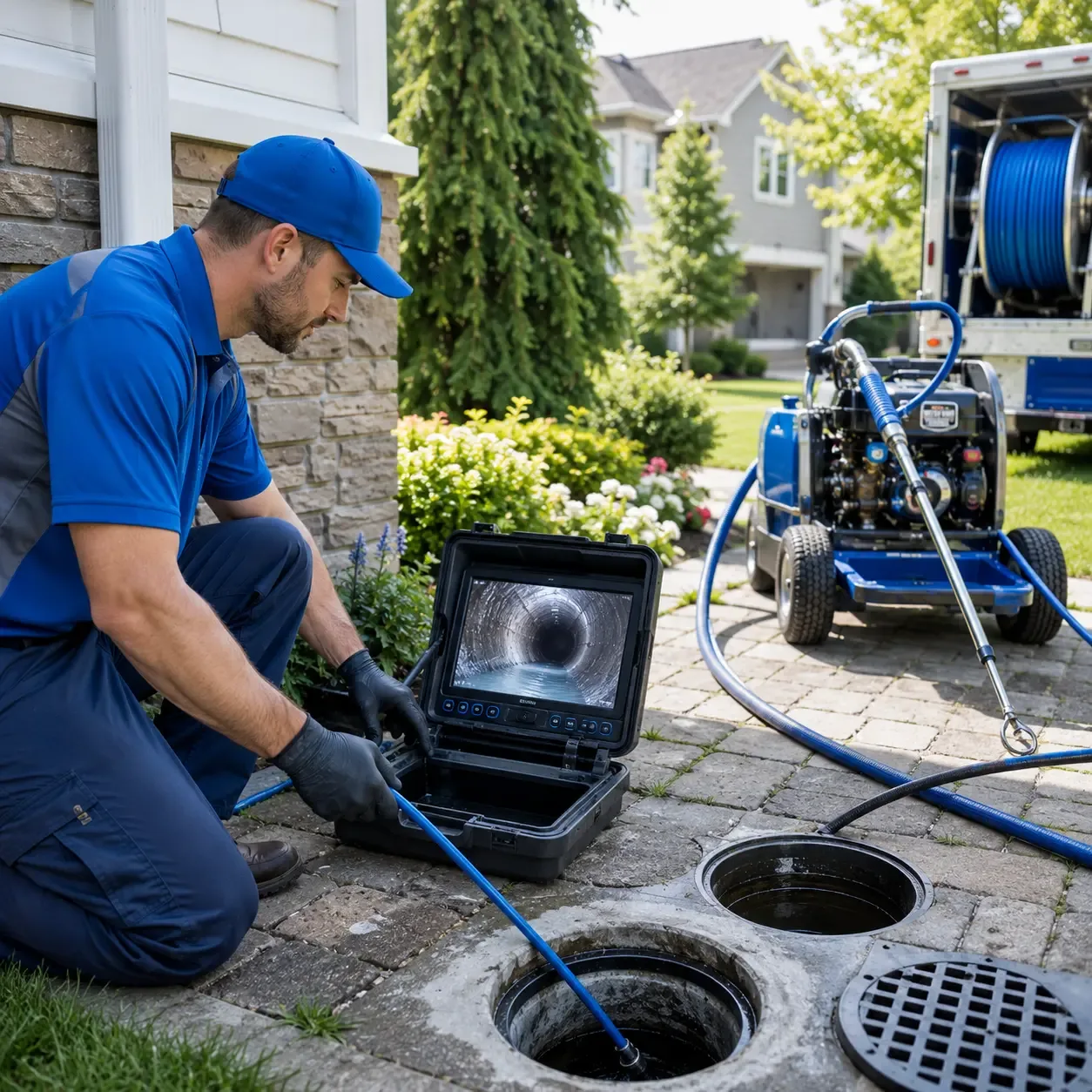 Outdoor drain cleaning professionals serving Norton, MA